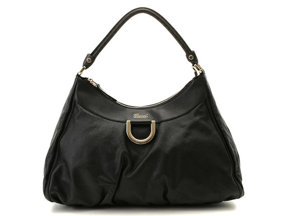 Gucci Abbey Hobo Bag Leather Black